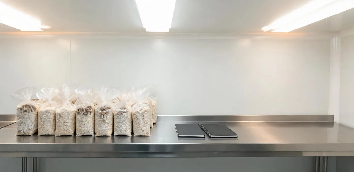 Grow room preparation bench